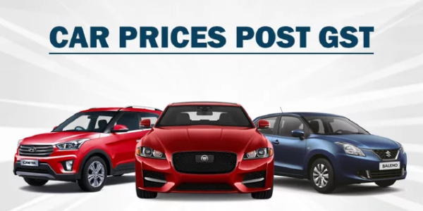 Image That Represents The Car Prices Post GST Concept.