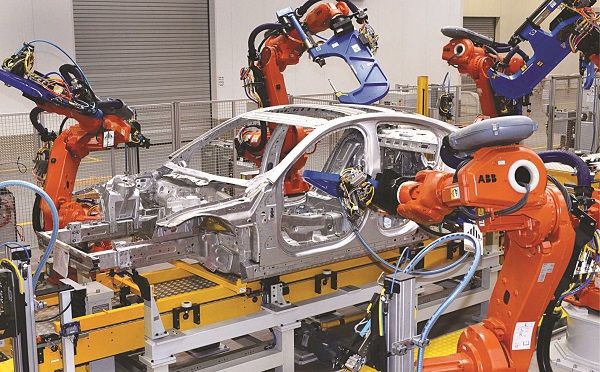 Image that Represents The Robots Role in Manufacturing Industry.